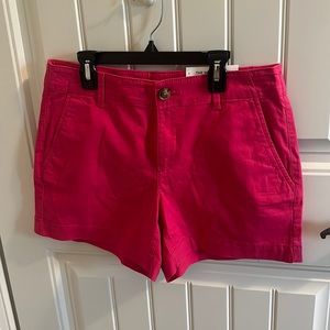 Loft bright pink women’s shorts- 4